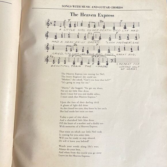 Vintage Guitar Chords Book by Doc Williams Copyright 1943 - Picture 9 of 10